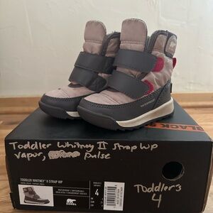 Sorel Toddler Whitney II Strap WP Size 4